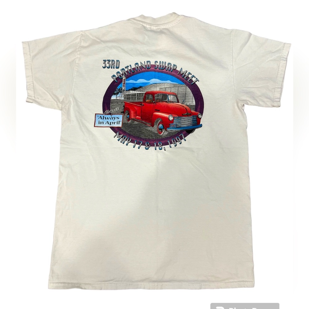 Vintage Men’s 90s Hanes Graphic Tee Portland Classic Cars Size M
